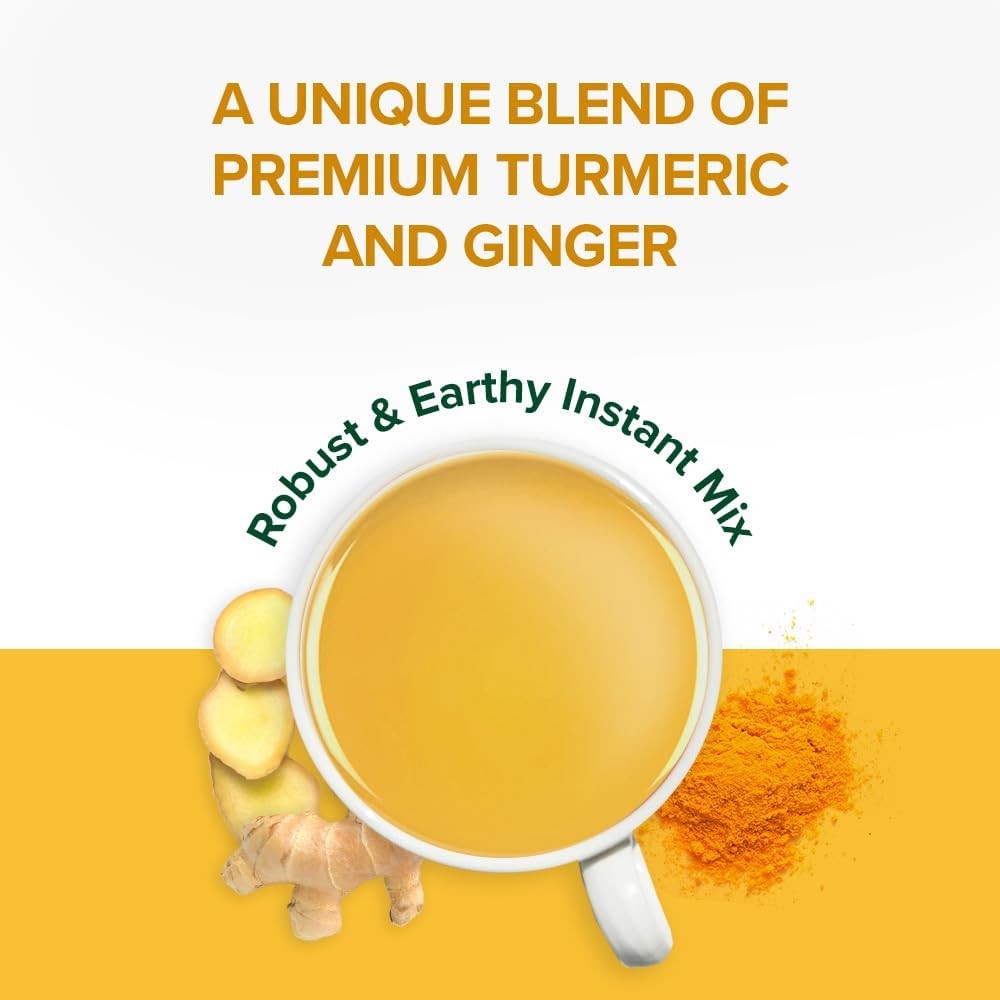 , Golden Milk Powder/Turmeric Ginger Latte Mix (100g, 40 Cups) Caffeine-Free …