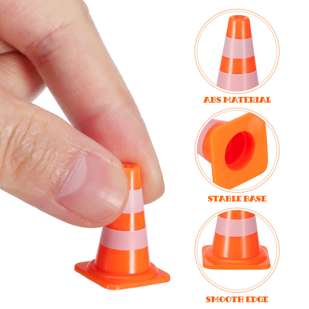 Model Traffic Cones Traffic Road Cones Construction Toys Model Traffic Signs
