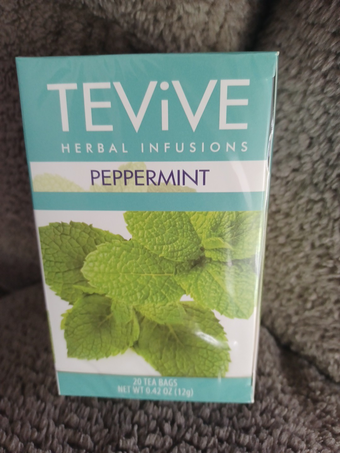 FREE SHIPPING 2 BOXES OF TEVIVE peppermint tea bags