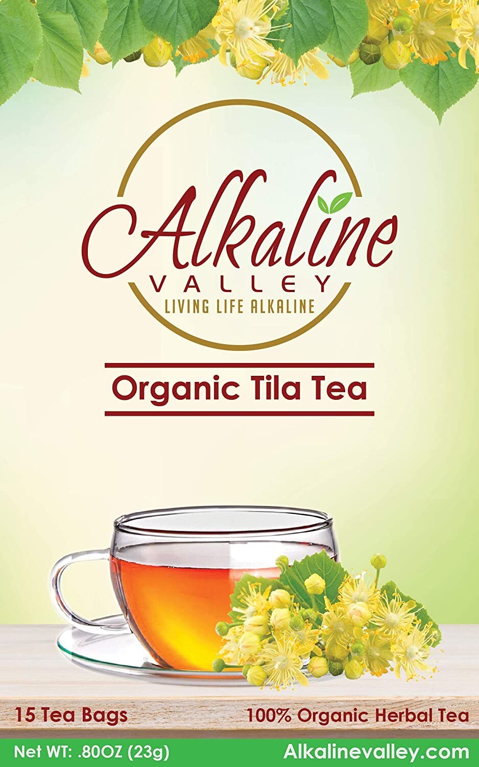 Linden Flower Tea, Tila Tea or Te De Tila – 45 Unbleached Linden Tea Bags
