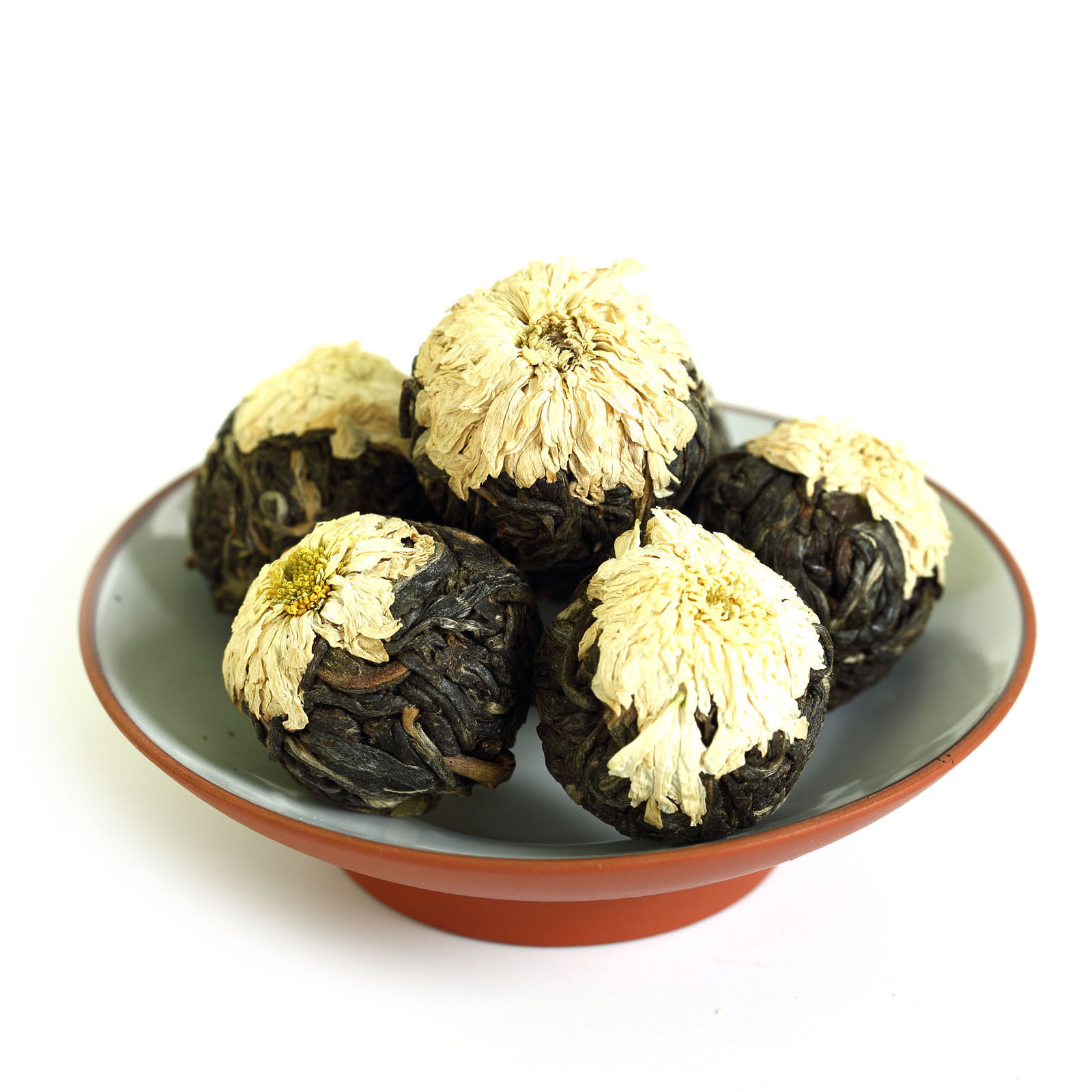 GOARTEA 2017 Year White Chrysanthemum Yunnan puer Pu’er Puerh Tea Raw Ball Tuo