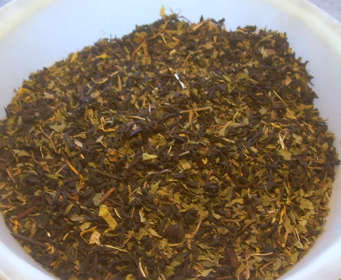 Tea Earl Grey Herb Leaf Peppermint Blend Loose Leaf Aged Premium Black Tea