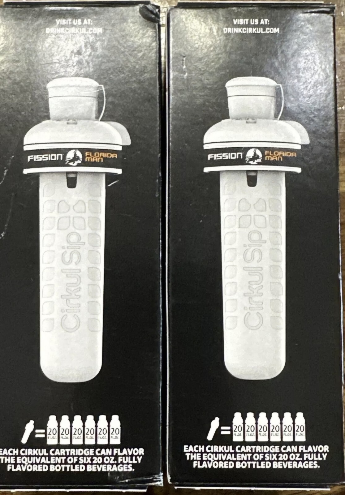 Fission Premium Body Fuel 2 Cartridges, Orange Citrus/Florida Man Zero Sugar