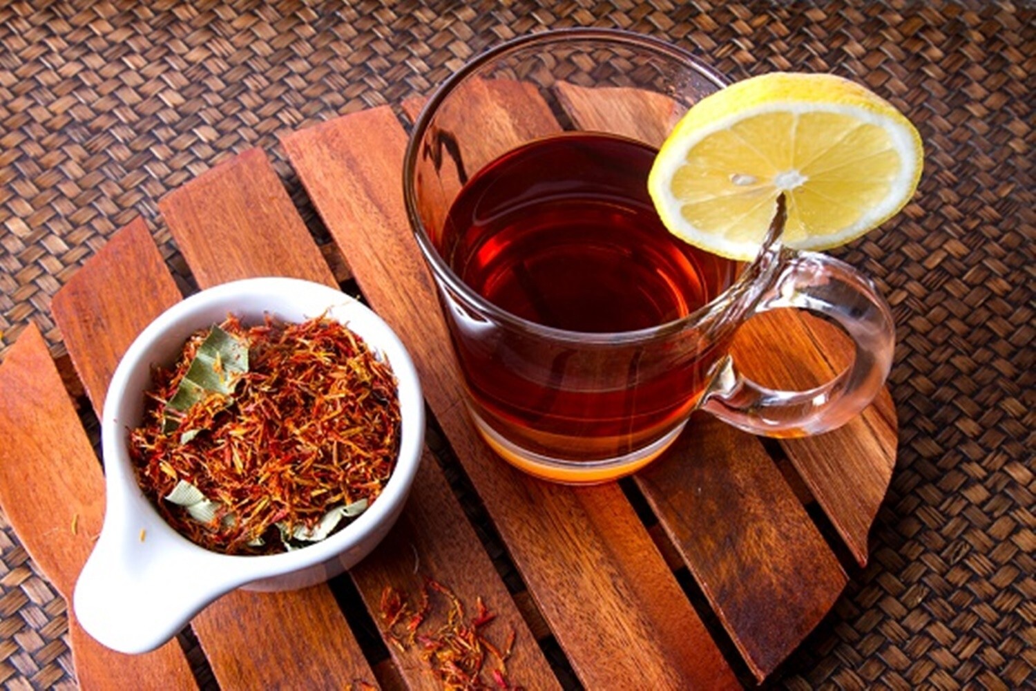 Safflower Tea 60 Tea Bags Thai Saffron Dried Herbal Natural Thanyaporn Free Ship