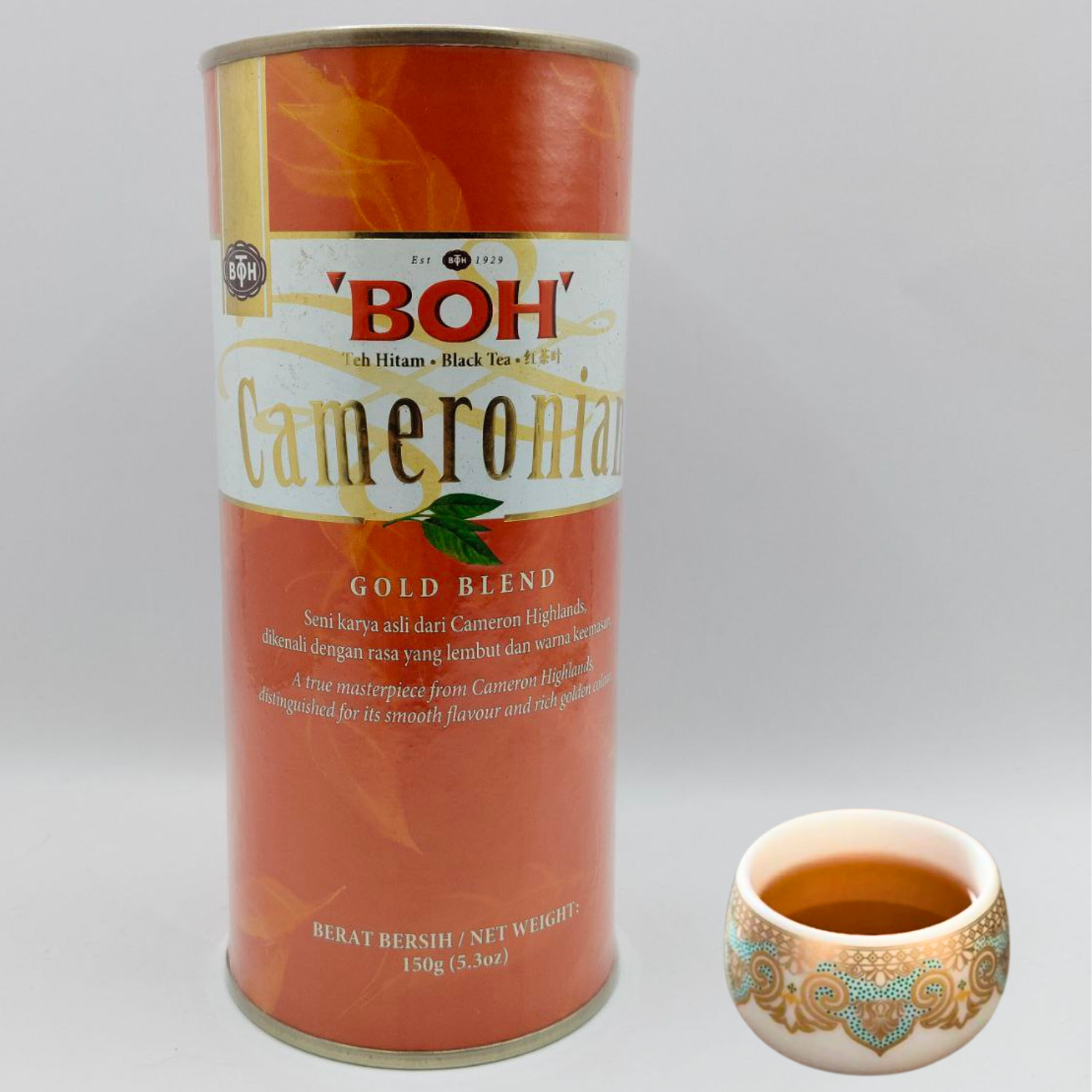 BOH Cameronian Gold Blend 150g Black Tea Smooth Flavour Shipping Included