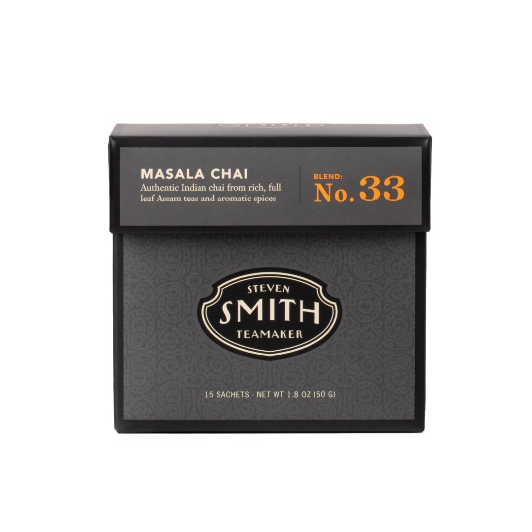 Masala Chai No. 33, Caffeinated, Sugar-, Spiced, Full Leaf Black Assam Tea Bl…
