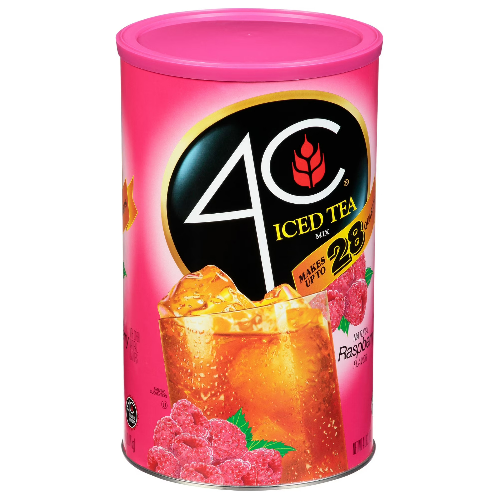 4C Raspberry Iced Tea Mix, 66.1 oz, 1 Ct….