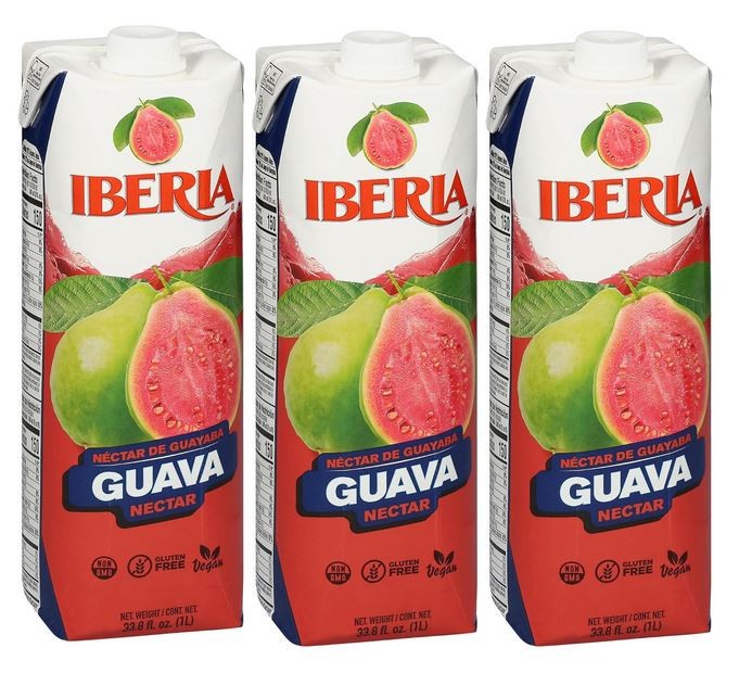 Iberia Guava Nectar 33.8 Ounce (Pack Of 3)