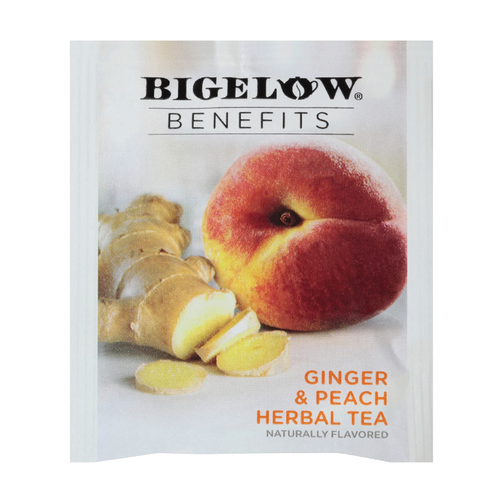 3x Boxes Bigelow Benefits Calm Ginger & Peach Tea | 18 Tea Bags Each | 1.06oz