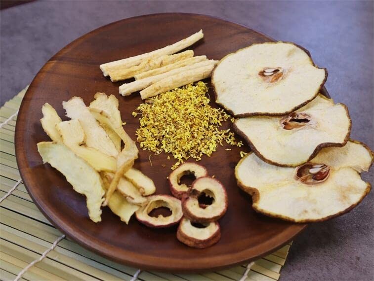 Moistening Assorted Snow Pear Slice Reduce Dryness Tea 2-3 Serving 7bags 解秋燥素颜茶