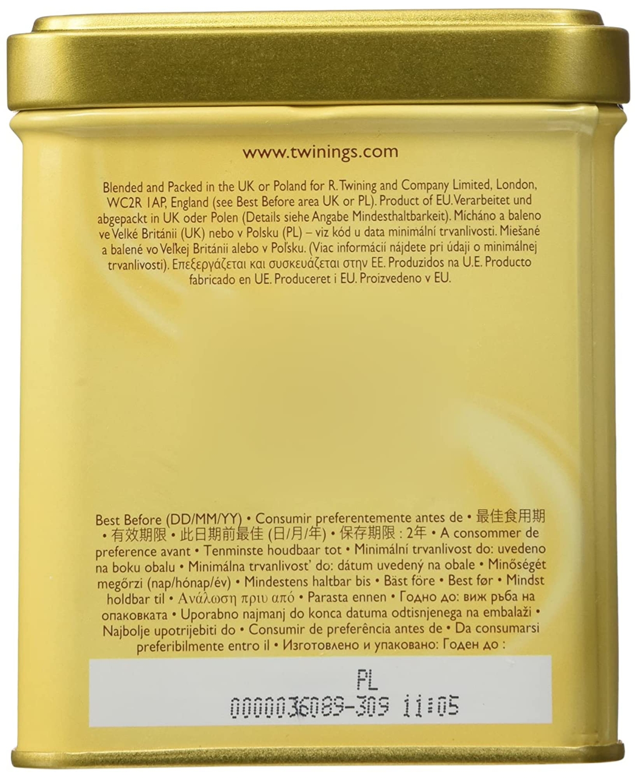 Twinings Earl Grey Loose Tea 7.05 Oz Classic Citrus Bergamot Flavor