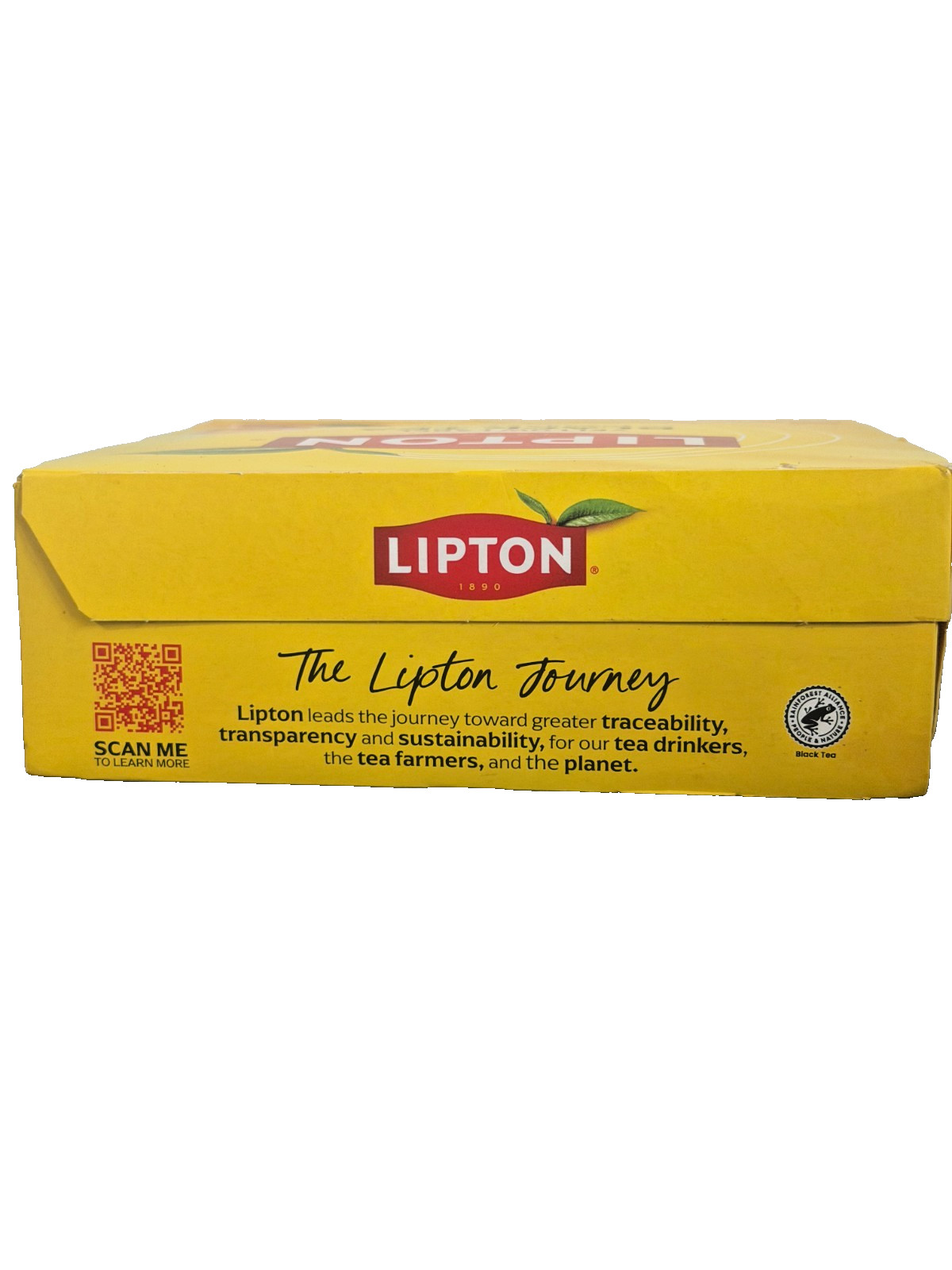 Lipton Yellow Label Black Tea 100 Tea Bags Rich Smooth Flavor New