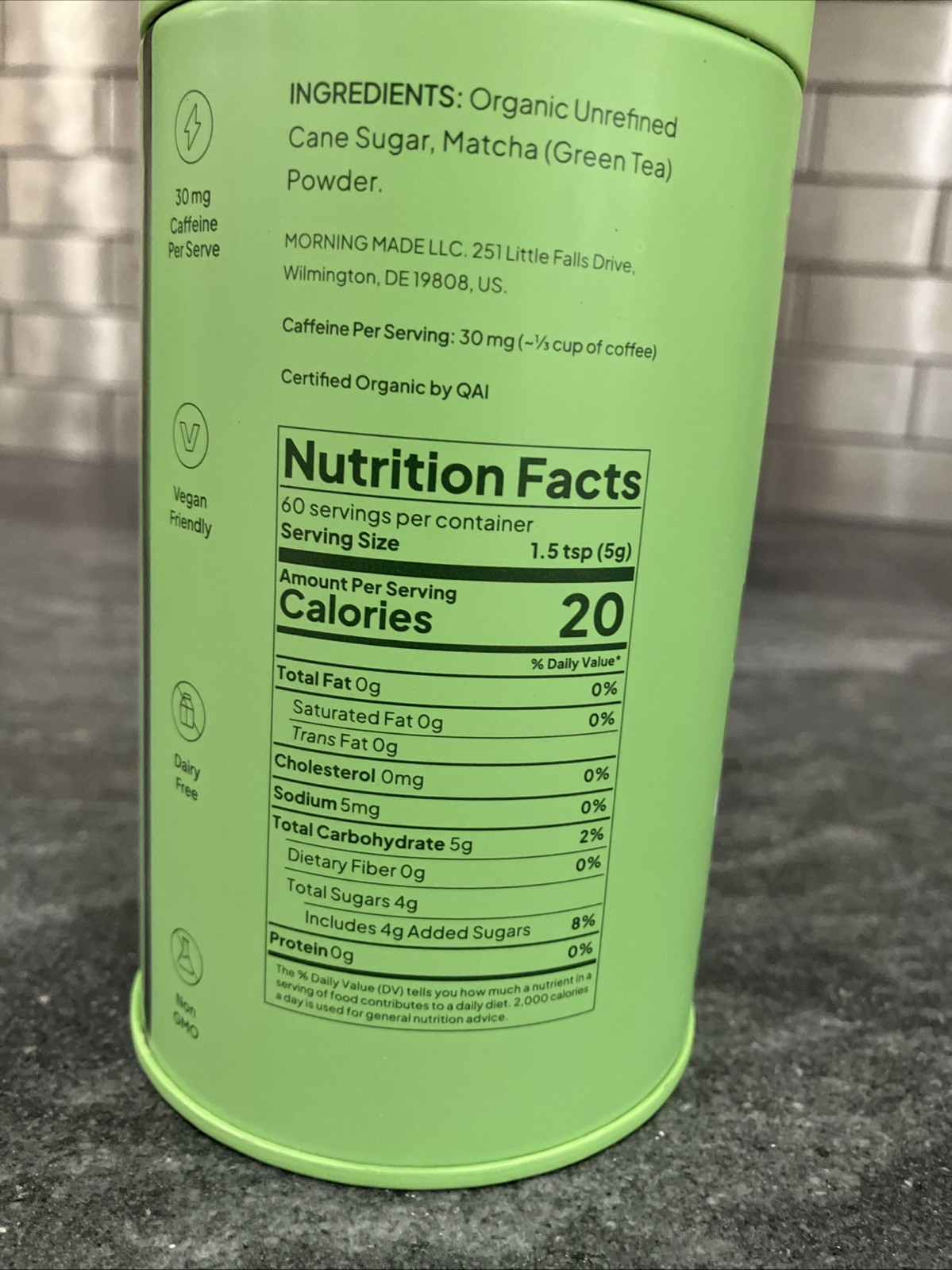 Morning Made. Organic Matcha Latte 300g 3 Pack- Original, Strawberry, Vanilla
