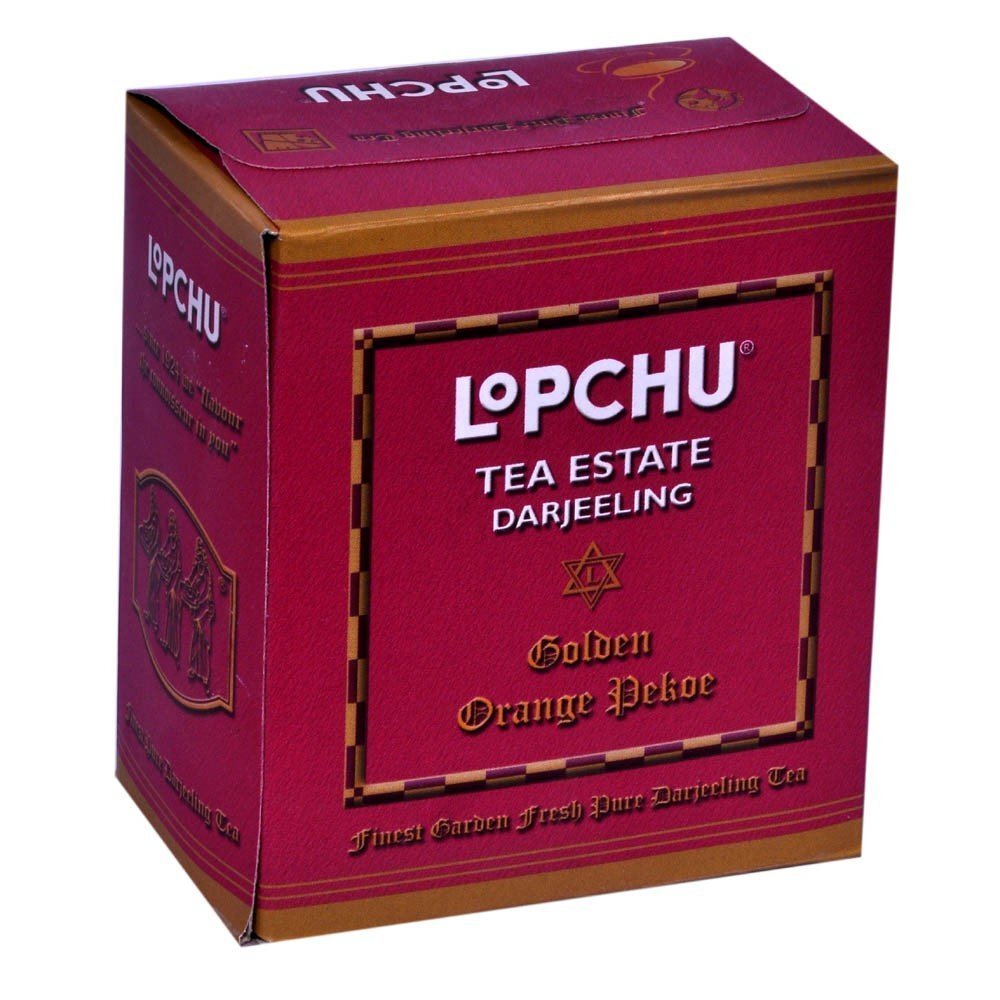 5 X Lopchu Tea Estate Darjeeling Golden Orange Pekoe Tea 500 Gm Each LONG EXPIRY