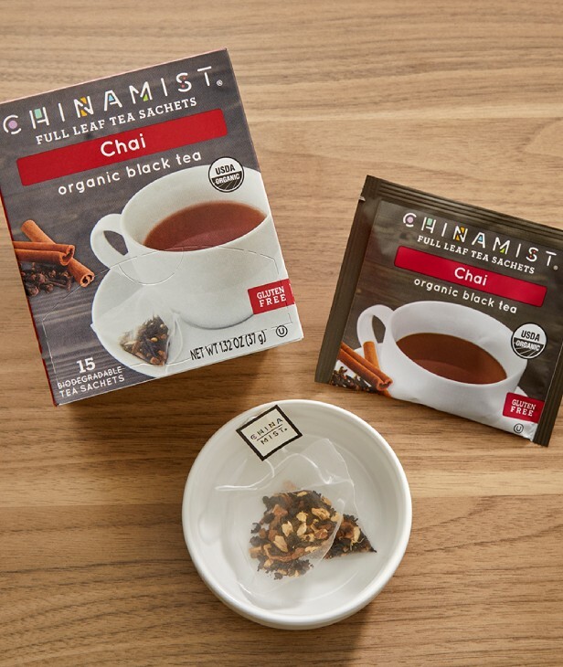 China Mist Chai Organic Black Tea, 15 count
