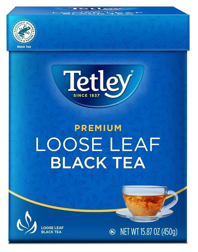 Tetley Loose Leaf Premium Black Tea (450 gm – 15.87 oz) Free Shipping