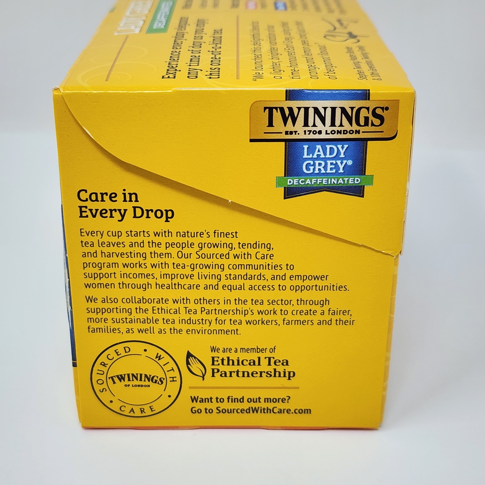 Twinings Lady Grey Decaffeinated Black Tea (120 Tea Bags) Exp 01/2028