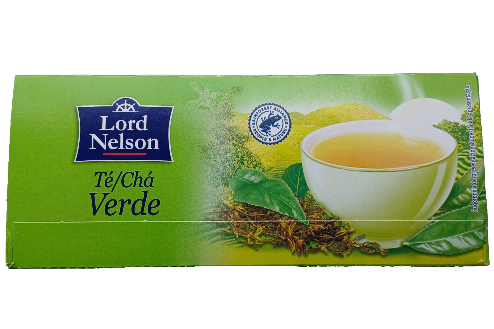 LORD NELSON Green TEA 2 Packs (2×25 bags) Herbal Immuno boosting Tea Portugal