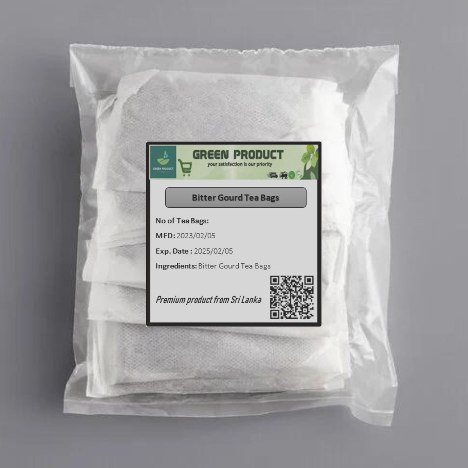 Bitter Gourd Tea | Organic Bitter Melon | Diabetic Blood Sugar | Herbal Tea Bags
