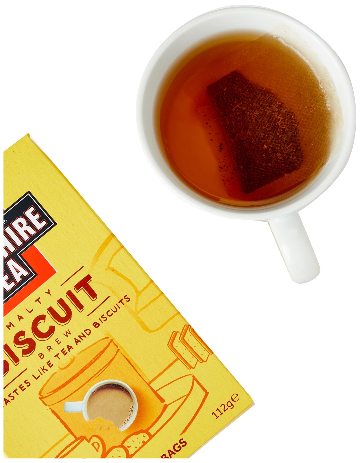 Yorkshire Tea Biscuit Brew Tea Bags 160 Count Pack of 4 Tea Bags