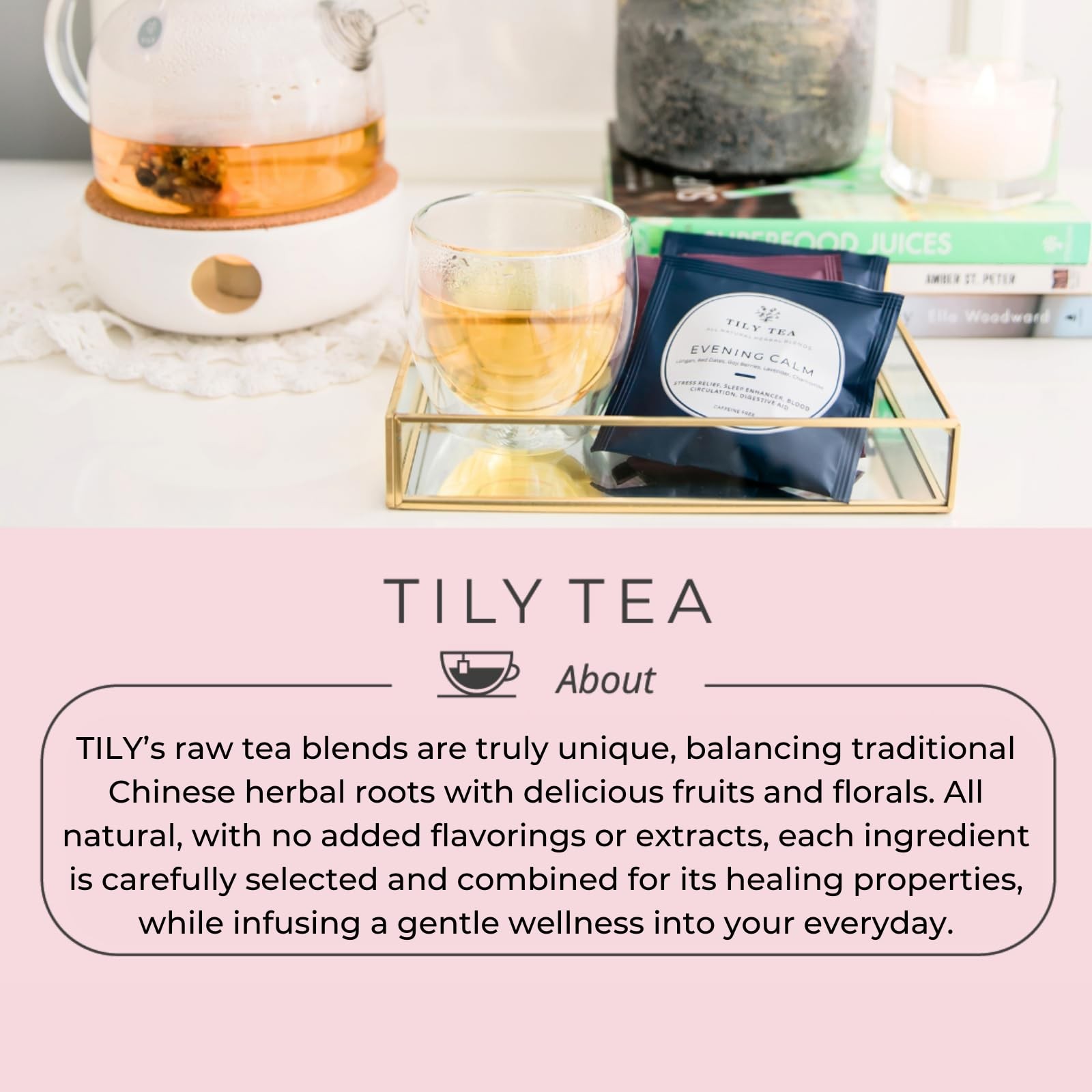 Assorted Herbal Tea Box – 5 Flavors of Caffeine-Free Tea – Morning Shine, Thr…