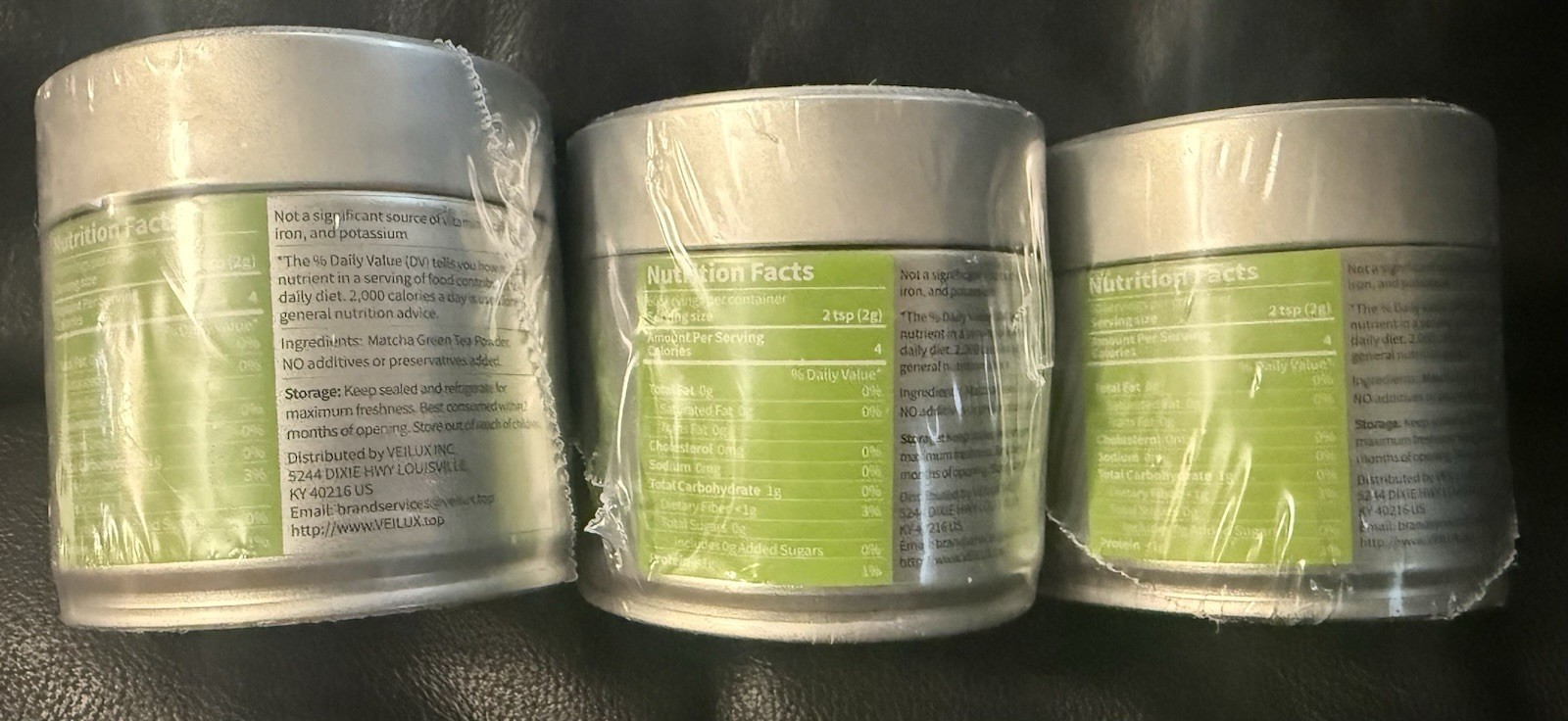 X 3 Veylux Premium Ceremonial Grade Matcha Powder Tea & Infusion 120g