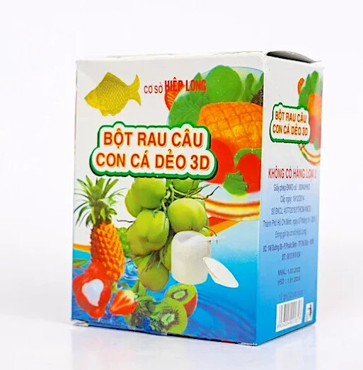 Hiep Long Agar Jelly Powder Bột Rau Câu Con Cá Dẻo Hiệp Long Agar Jelly Powder
