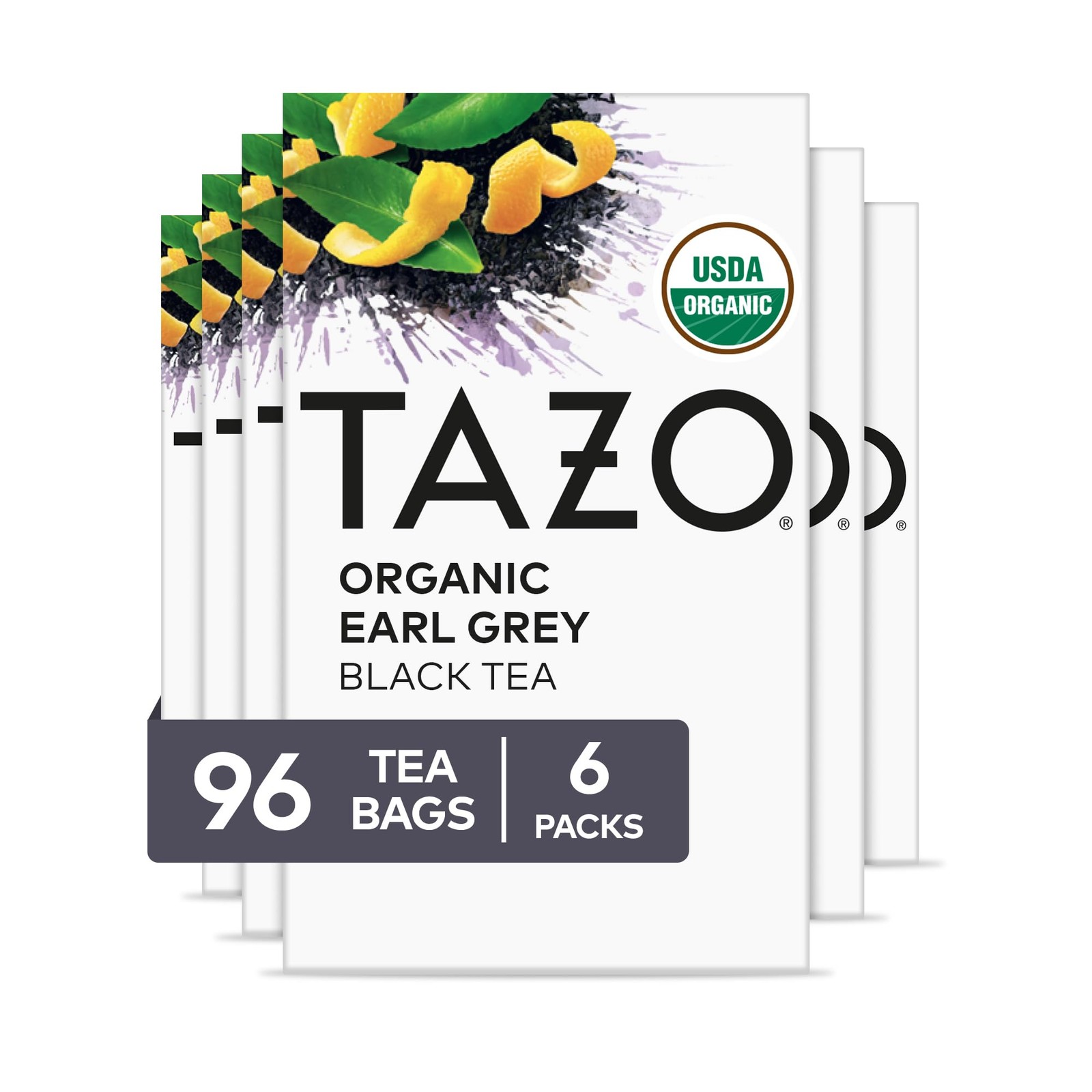 TAZO Organic Earl Grey for Health and Wellness, High (96 Tea Bags)