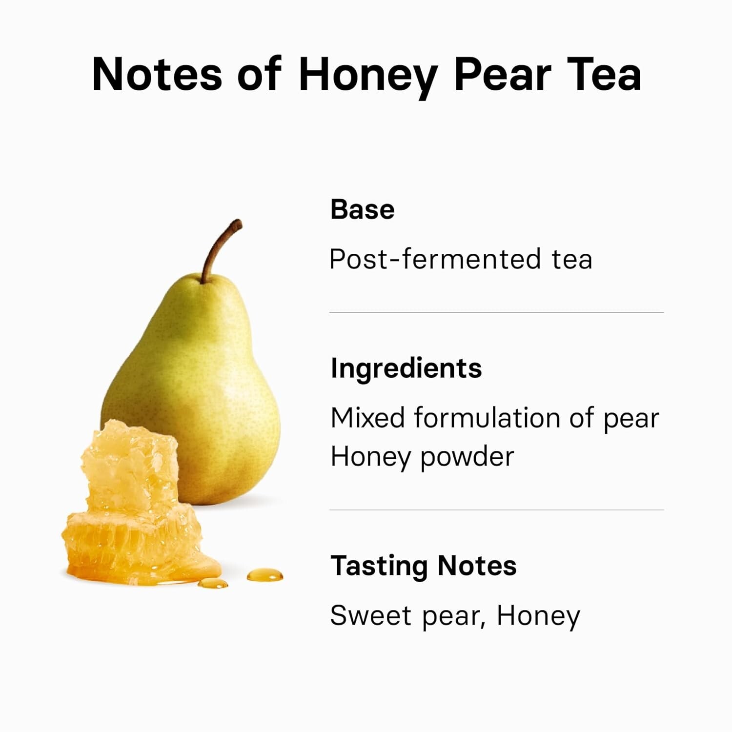 OSULLOC Honey Pear Tea (Sweet Pear & Honey Flavor), Fruit tea Blend, Premium Tea