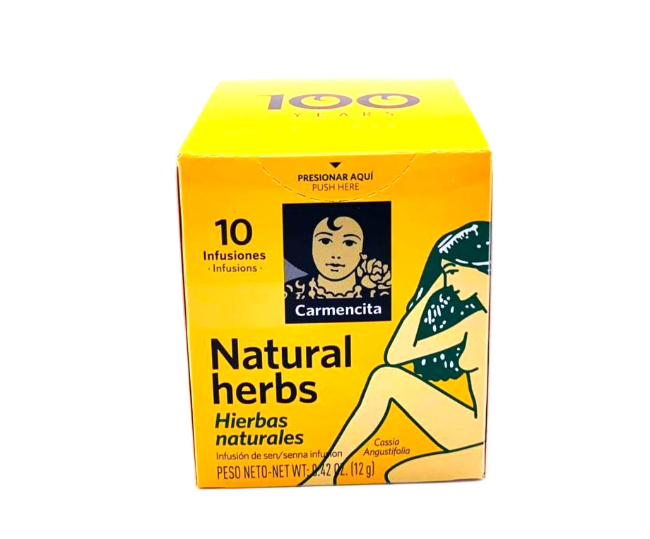 (3-Pack) Carmencita Natural Herbs Senna Tea 10 Bags Each Herbal Infusion