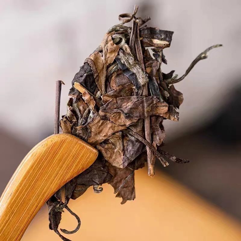 2013 Fuding White Tea Cake Aged Shou Mei Long Life Eyebrow Lao Bai Cha Cake 350g