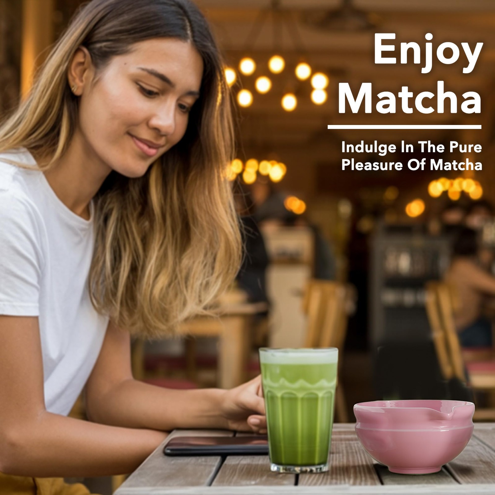 7 Pcs Matcha Whisk Set, Perfect Matcha Kit for Matcha Lovers Includes Ceramic…