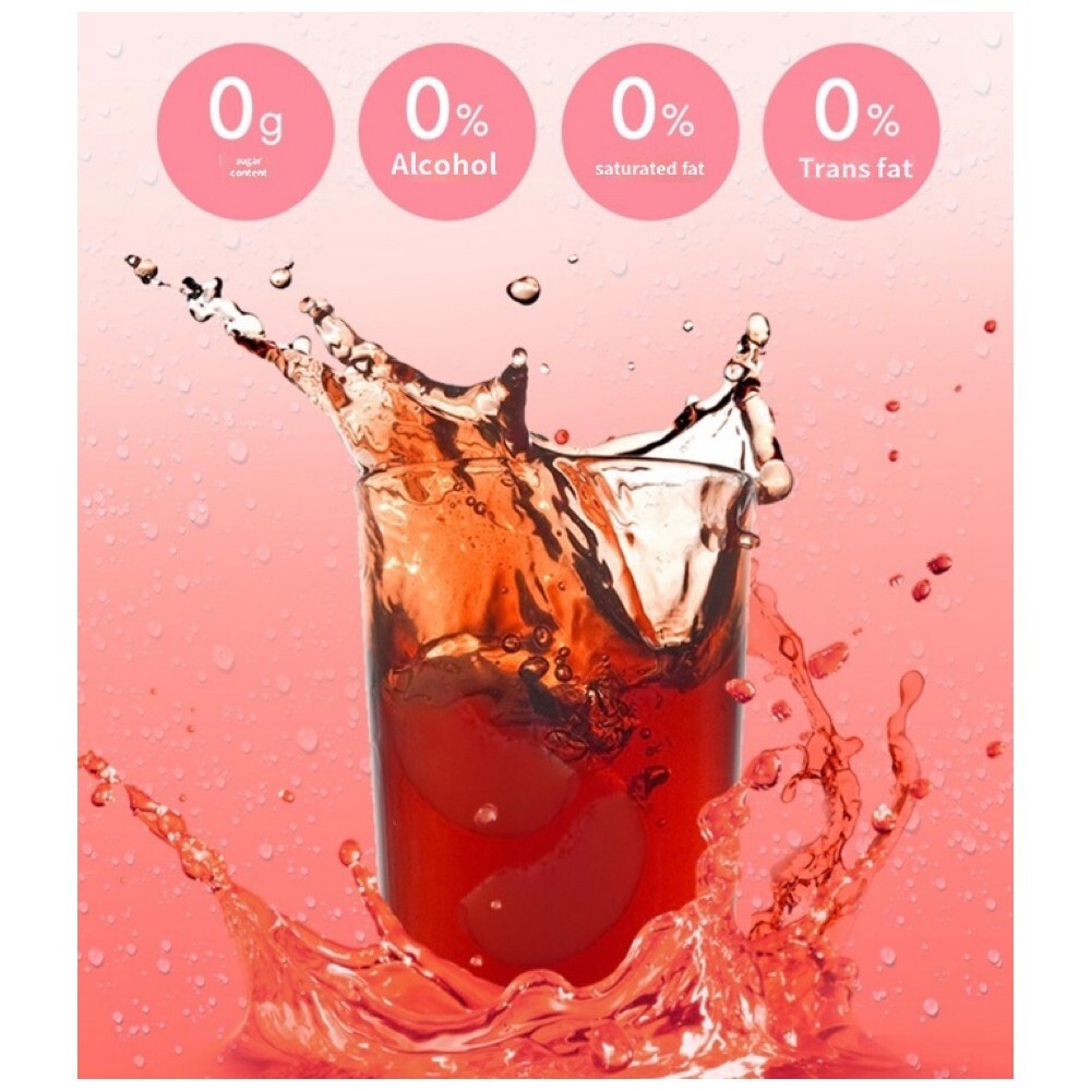 Funeat Real Kombucha Lemon/Peach Sparkling Fermented Powdered Mix Beverage
