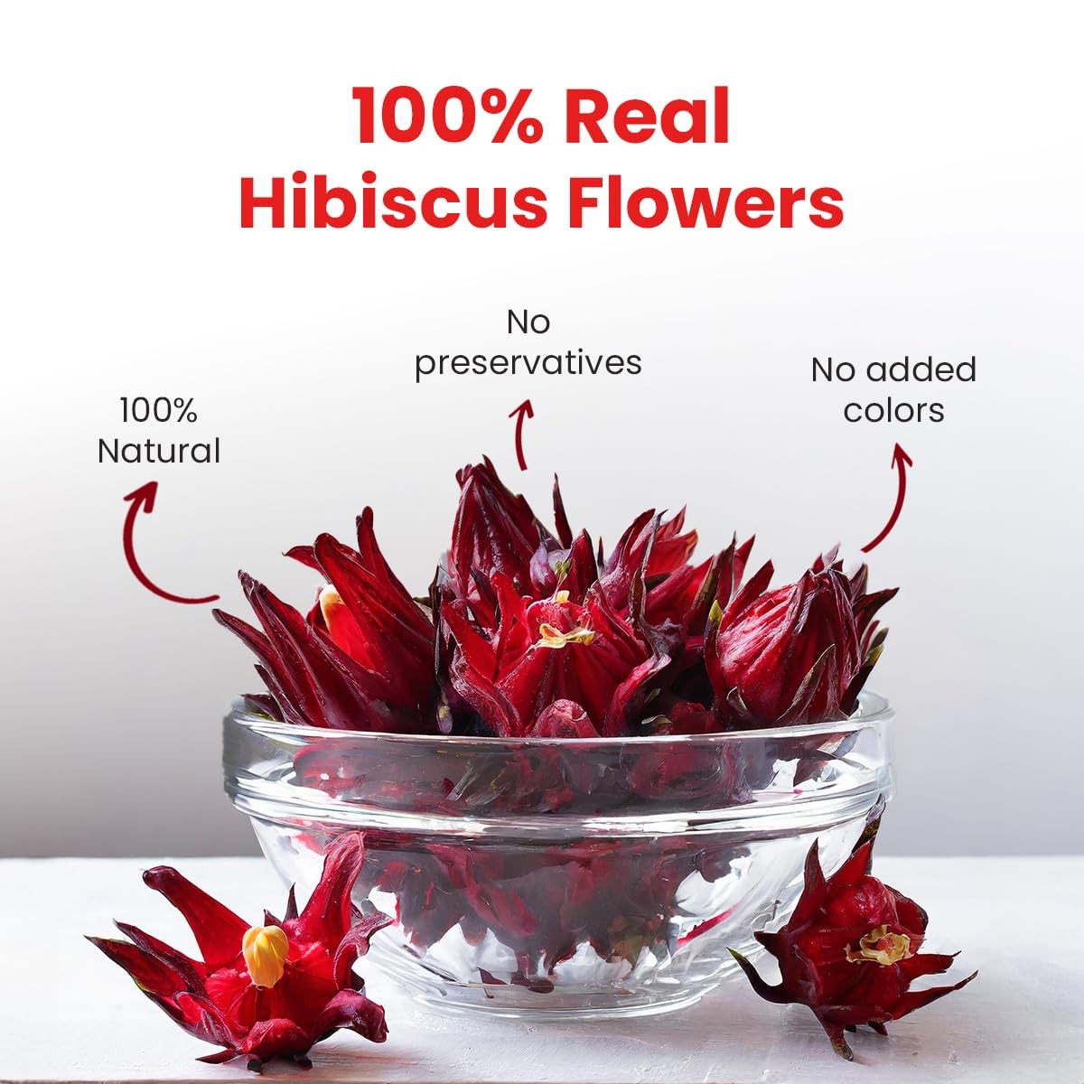 Blue Tea Hibiscus Flowers Tea For Unisex 100g