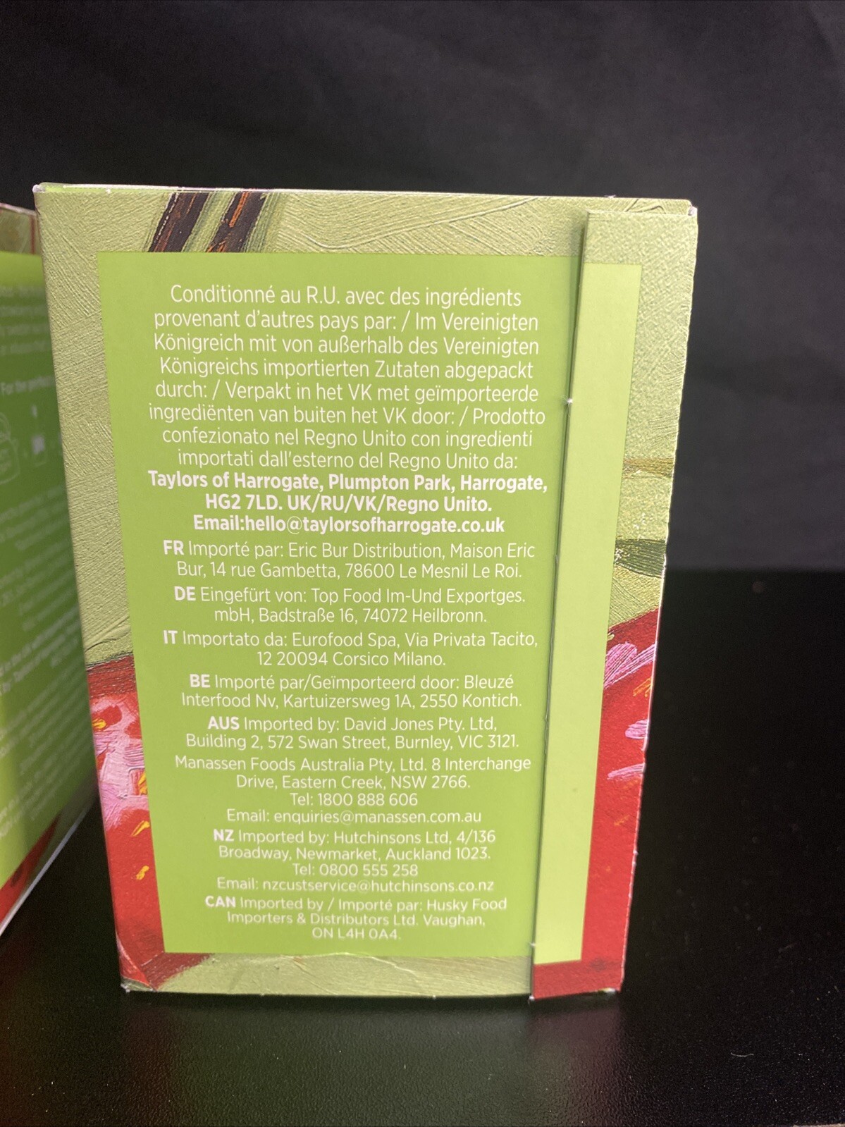 ( Lot Of 2 ) Taylors of Harrogate Tea – Strawberry & Vanilla Tea ( Exp 05/2026 )