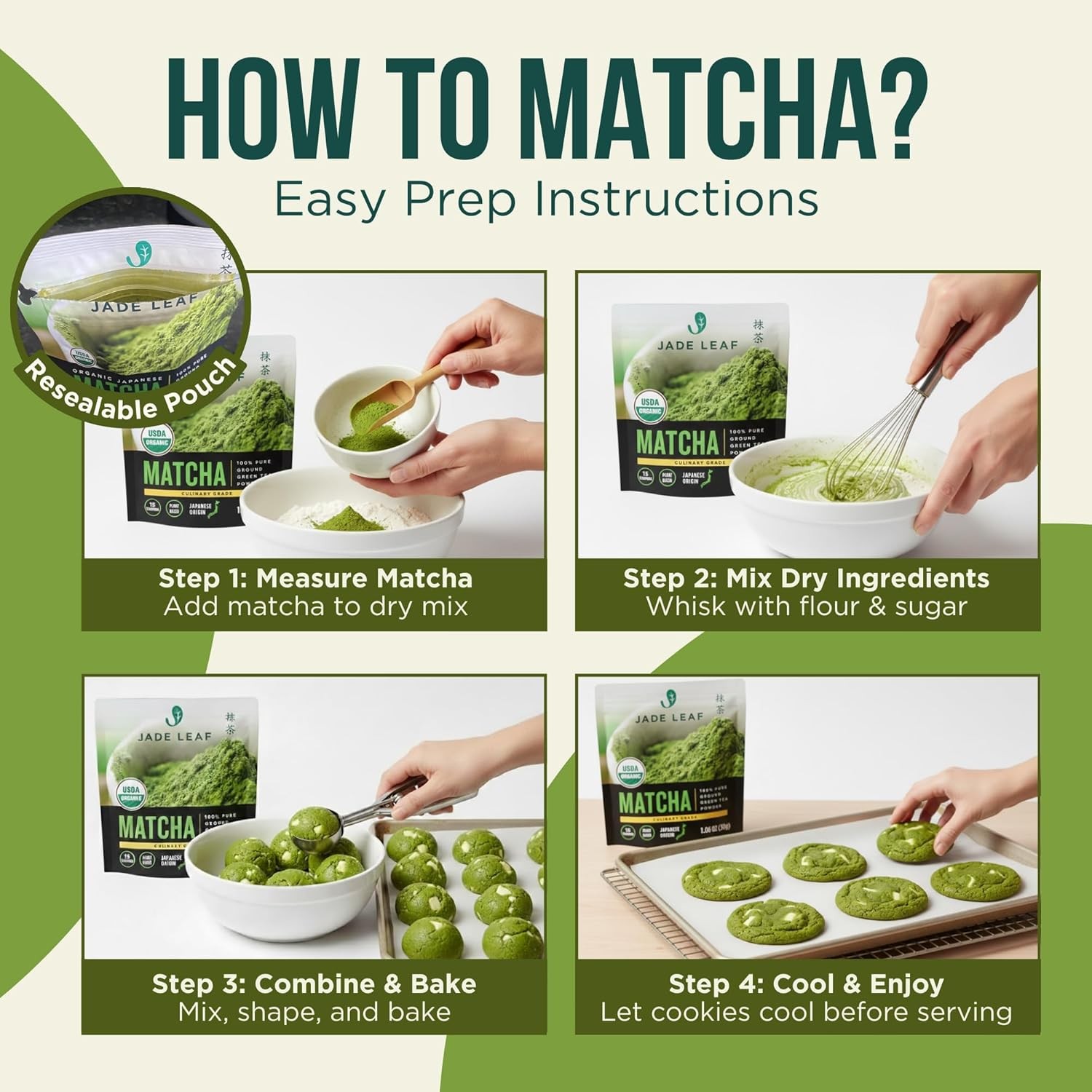 Jade Leaf 30g Culinary Matcha for Smoothies Baking