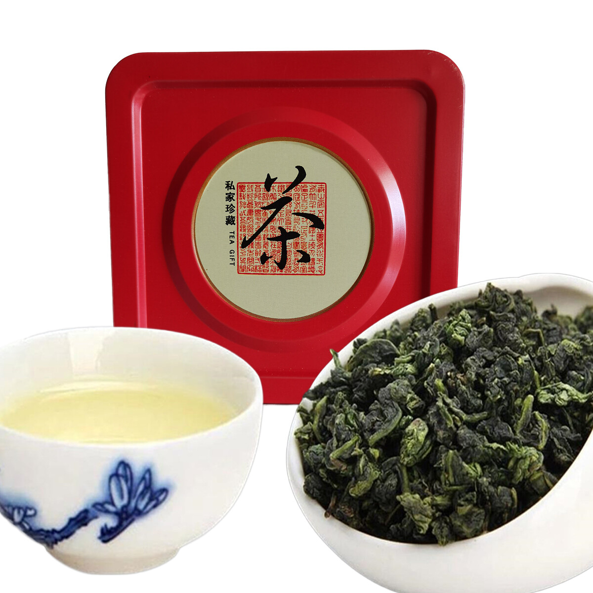 10 Pk Tie Guan Yin Green Tea Anxi Oolong Tea Iron Cans Gift Pack
