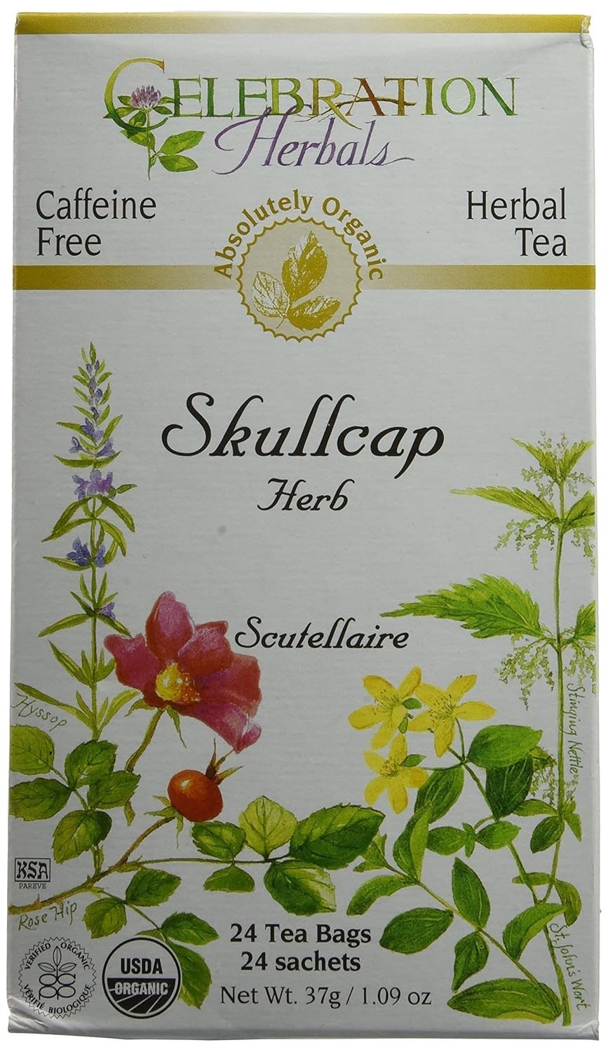 celebration skullcap herb tea 24 tea bags pack of 2 EXP:09/27