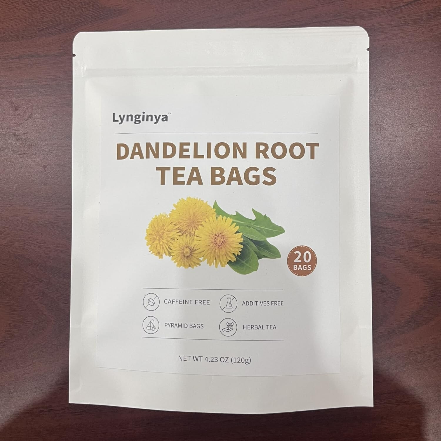 Lynginya 40 Chrysanthemum & Cassia, 120 Dandelion Root or 120 Spearmint Tea Bags