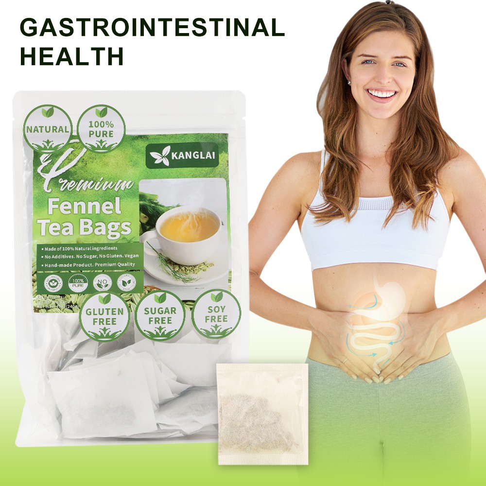 Premium Fennel Tea Bags, 120 Tea Bags. Made with natural whole fennel seeds