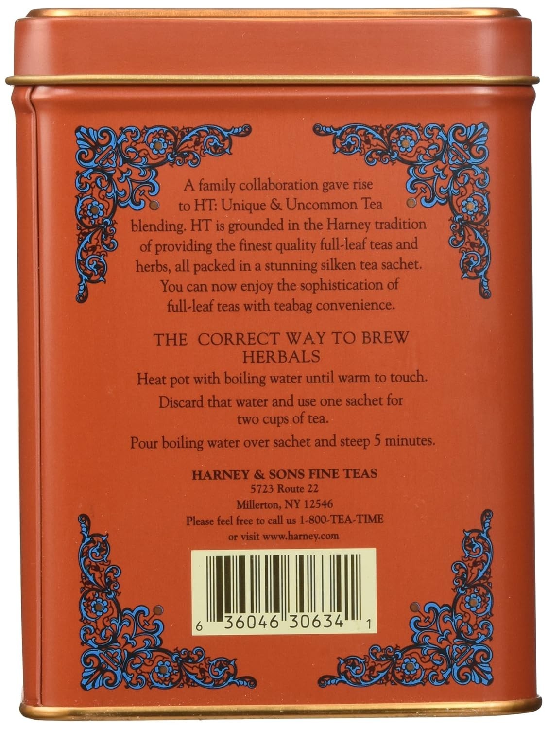 Organic Pumpkin Spice Rooibos Tea – 20 Sachet Tin | Gluten Free & Kosher