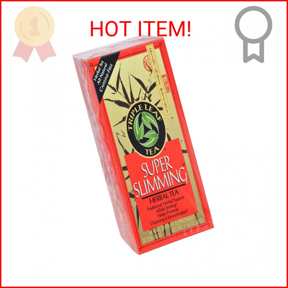 Triple Leaf Super Slimming Triple Leaf Tea Bags – 20 ct, 1.4 Oz