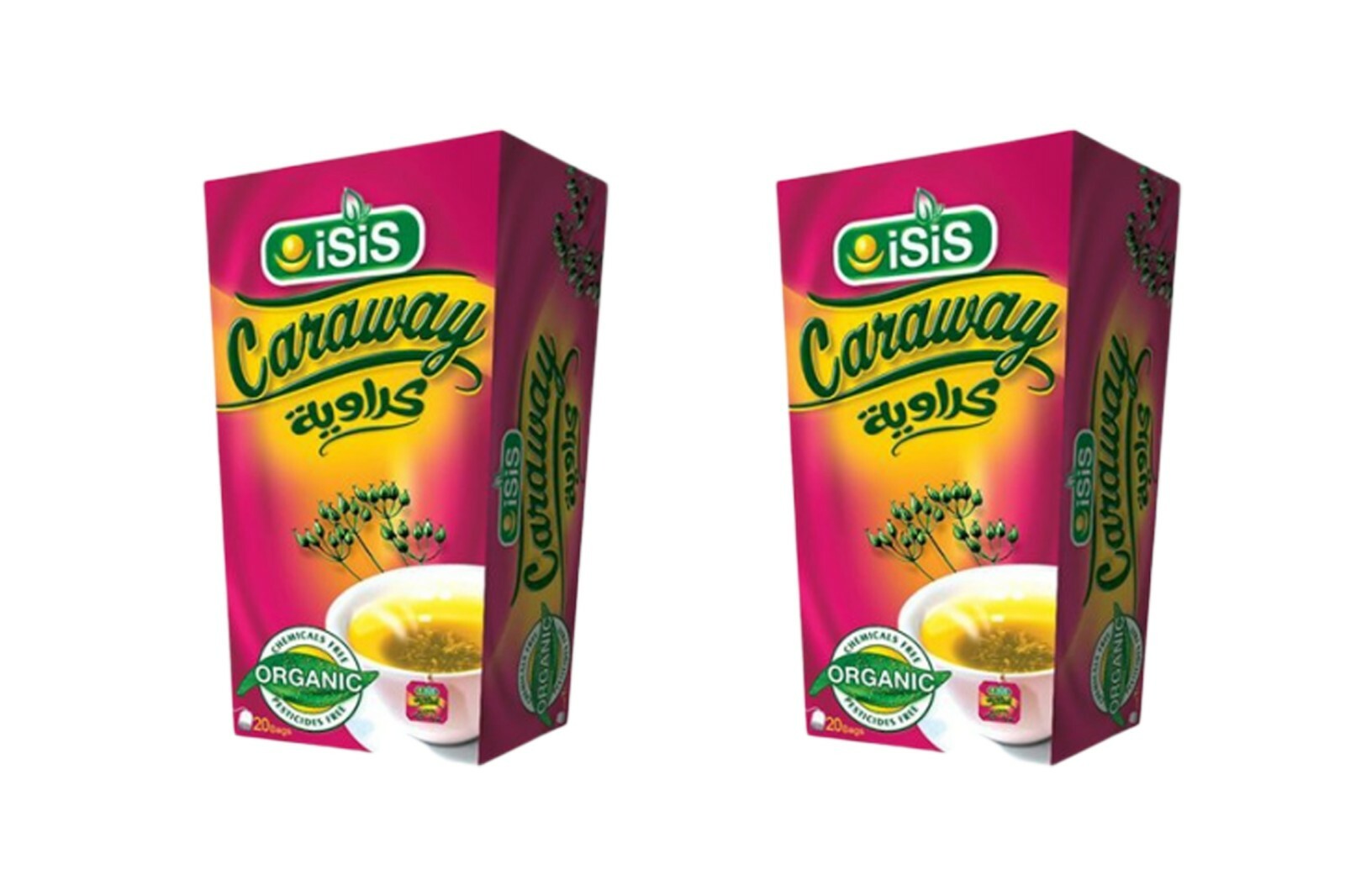 20 -100 Bags ISIS HERBS 100% Natural Egyptian Caraway ايزيس كراوية