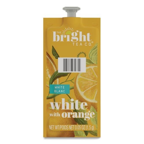 Flavia The Bright Tea Co. White with Orange Tea Freshpack, 100/Carton