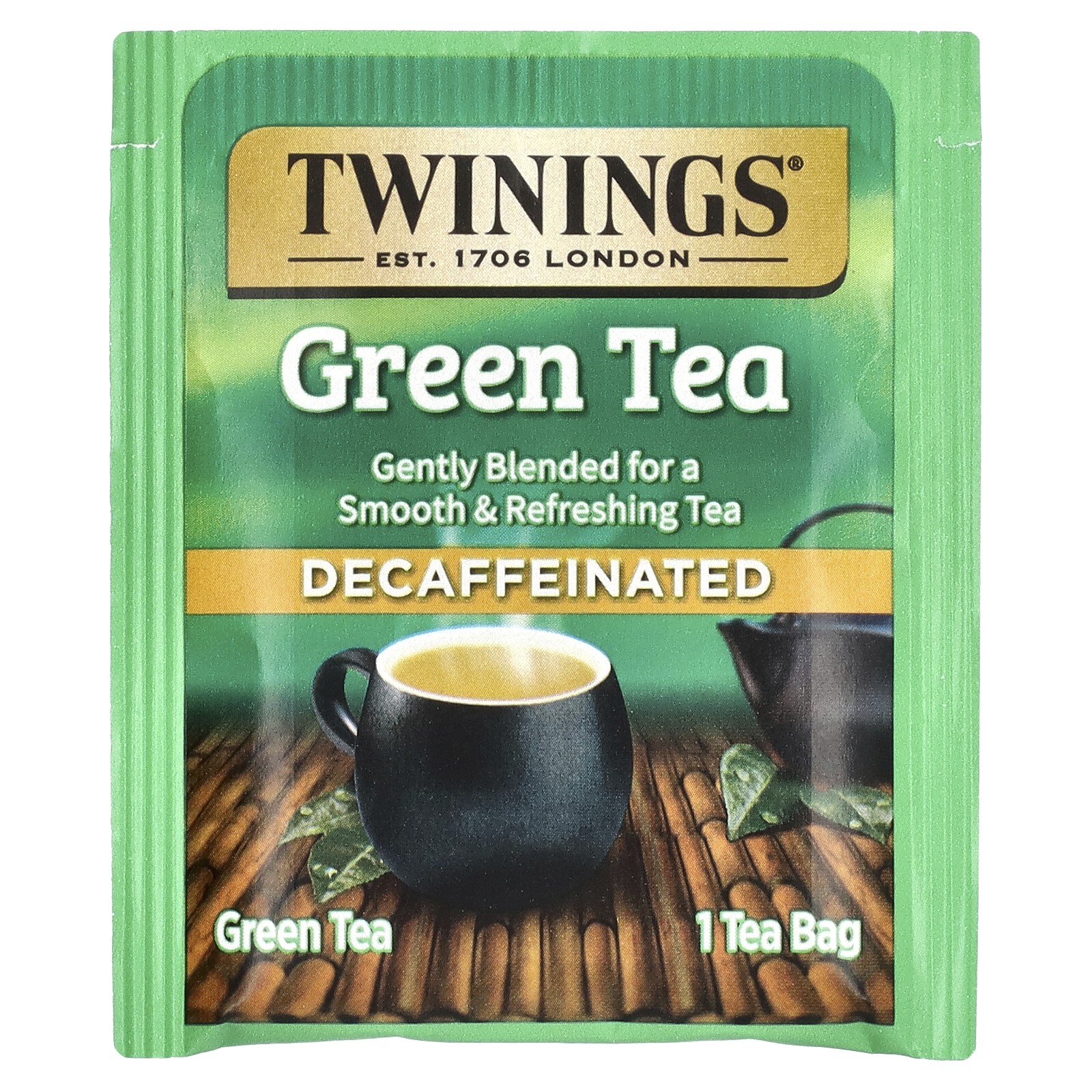 Green Tea, Decaffeinated, 20 Tea Bags, 1.41 oz (40 g)