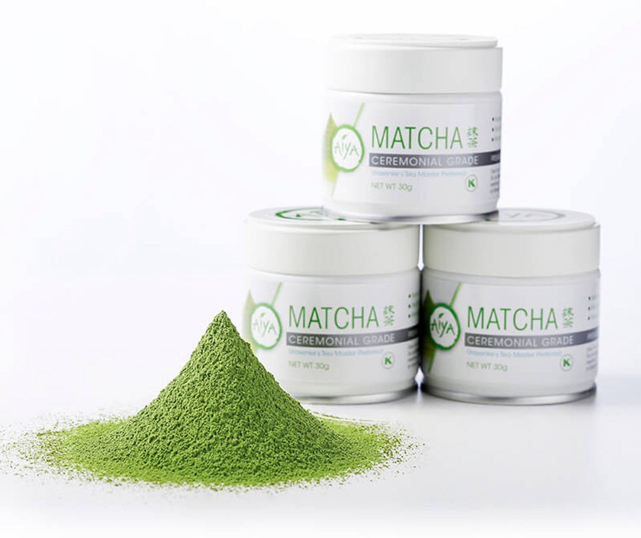 3X Aiya Ceremonial Grade Premium Matcha Green Tea 1.05 oz/30g (3 Pack) Exp 07/27