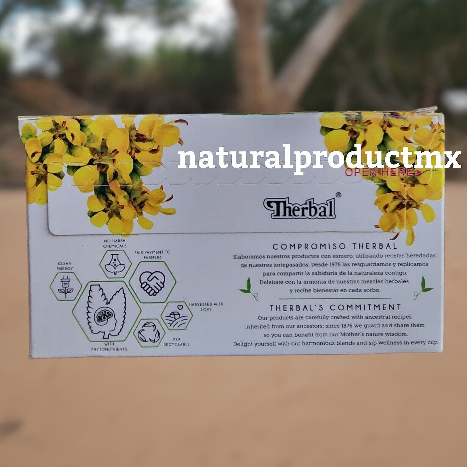 Tea Herbal Laxative Tea ✅ Detox Caffeine Free 25 Tea bags by Therbal