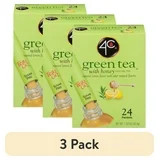 Green Tea with Honey Sticks 24 Packets 3 Pack