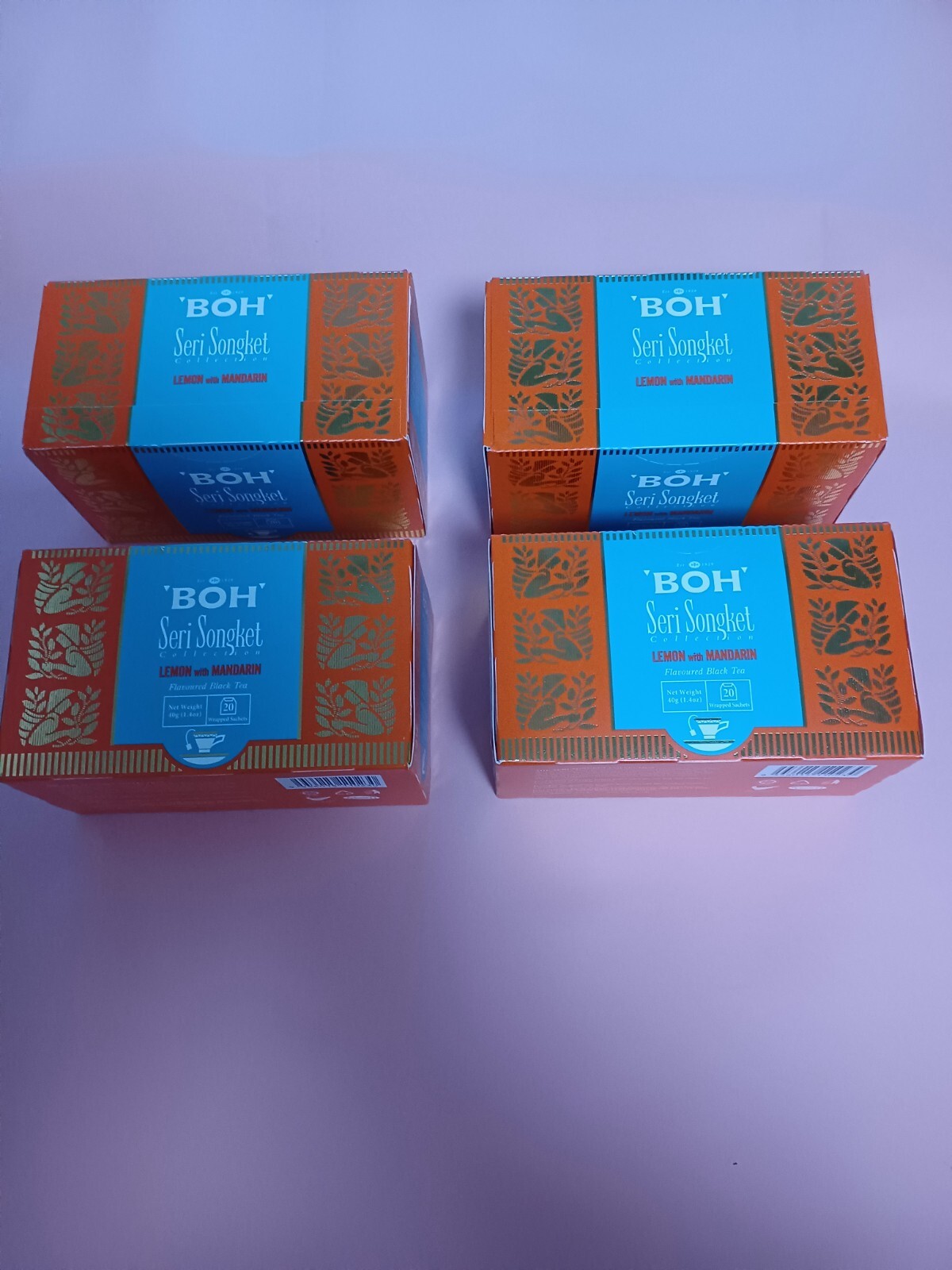 4xBoh Lemon and Mandarin(20tea bags)