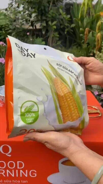 Tran Quang Vietnamese Instant Corn Milk 600G (20 Sachets x 30G) VietsWay